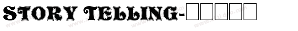 Story Telling字体转换